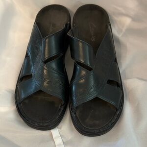 Clarks Slide Sandals